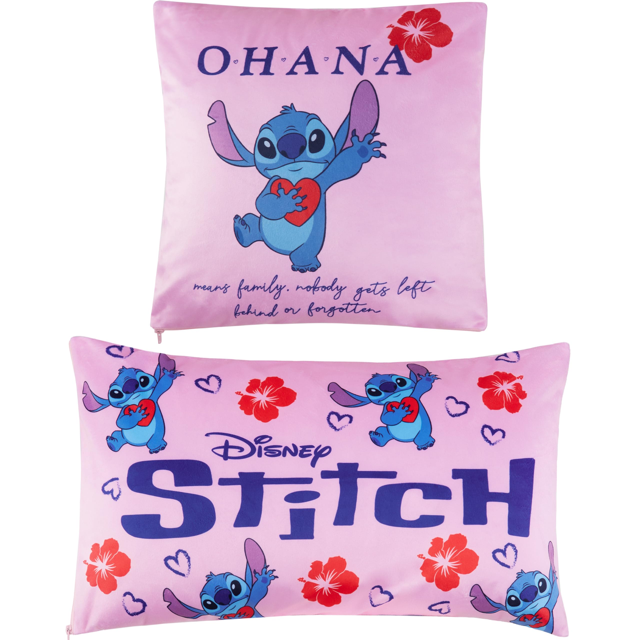 en ligne Disney Housse de Coussin Stitch Lot 2 Housses de Coussins Décoratifs Canapé ou Lit Enfant Stitch Accessoire Officiel (Rose Stitch) vEpM3n5KQ Vente chaude