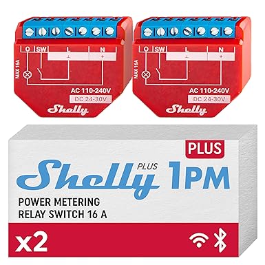 grand escompte Shelly Plus 1PM | Relais interrupteur/co