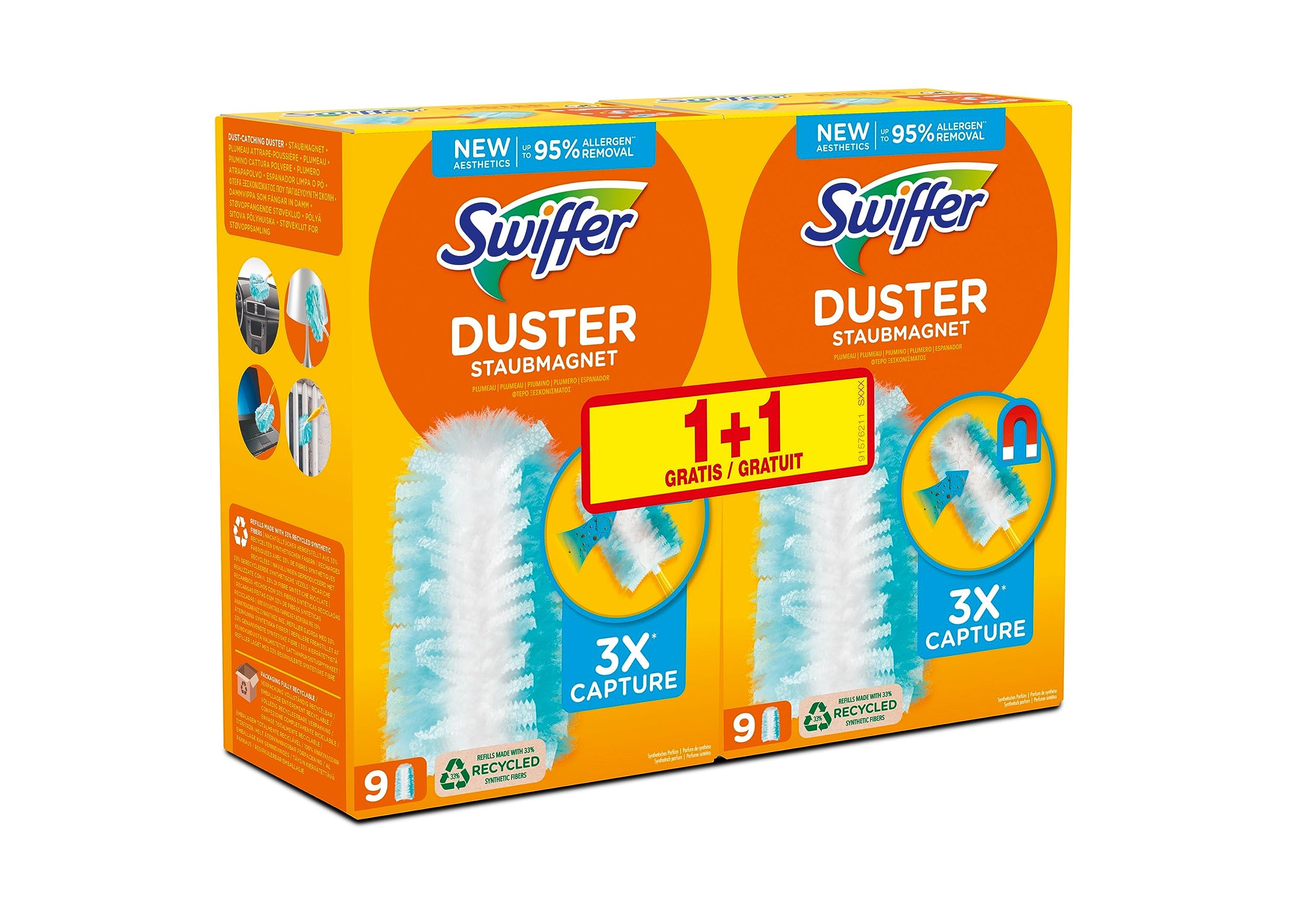 Haute Qualité Plumeau Swiffer Duster Attrape & Retient 