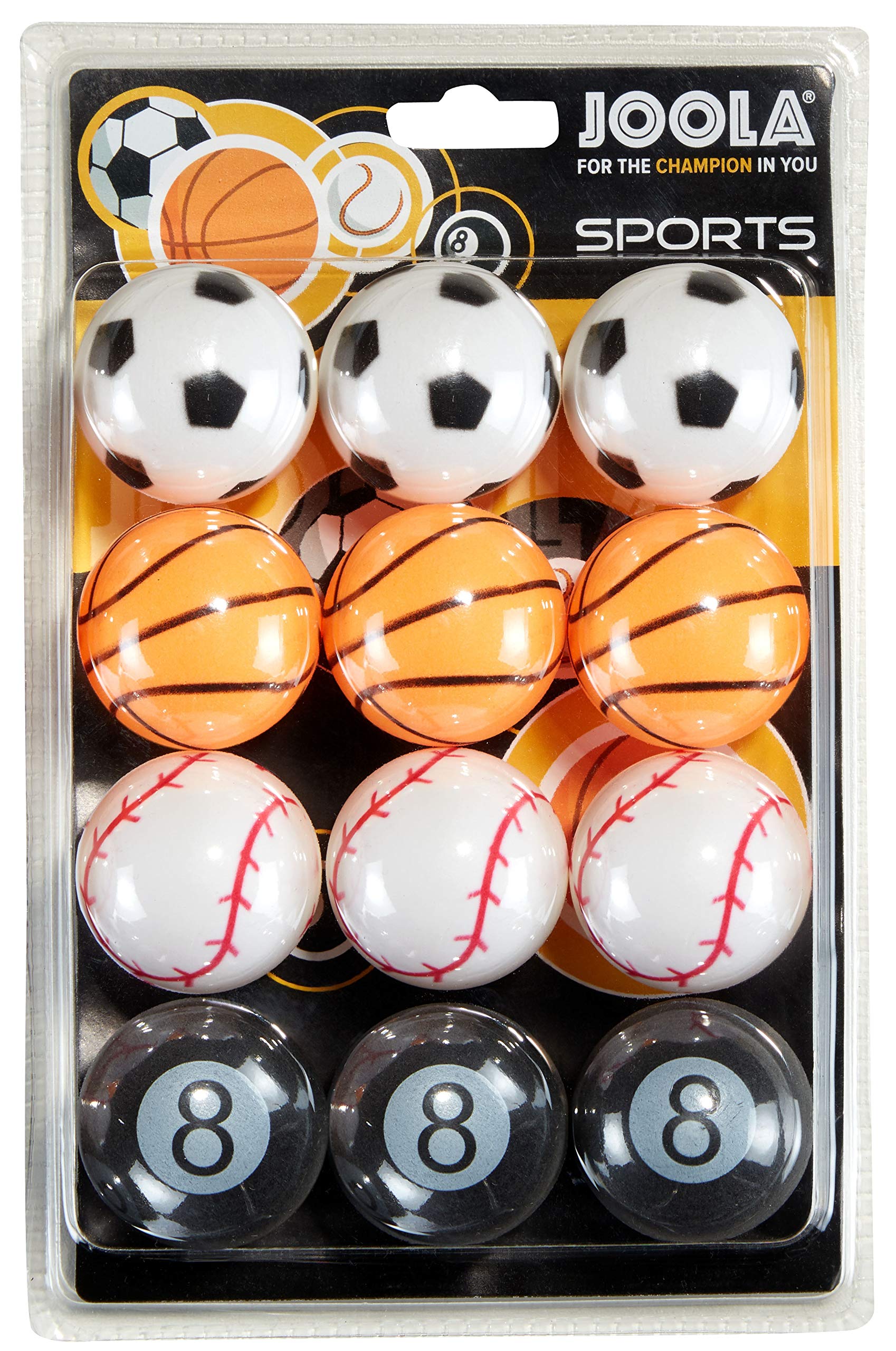 prix de gros JOOLA Lot de 3 balles de Tennis de Table pour Le Sport 40 mm 3 étoile de qualité d´entraînement – Saut de balt Uniforme, Multicolore, hwqKYJovT stylé 