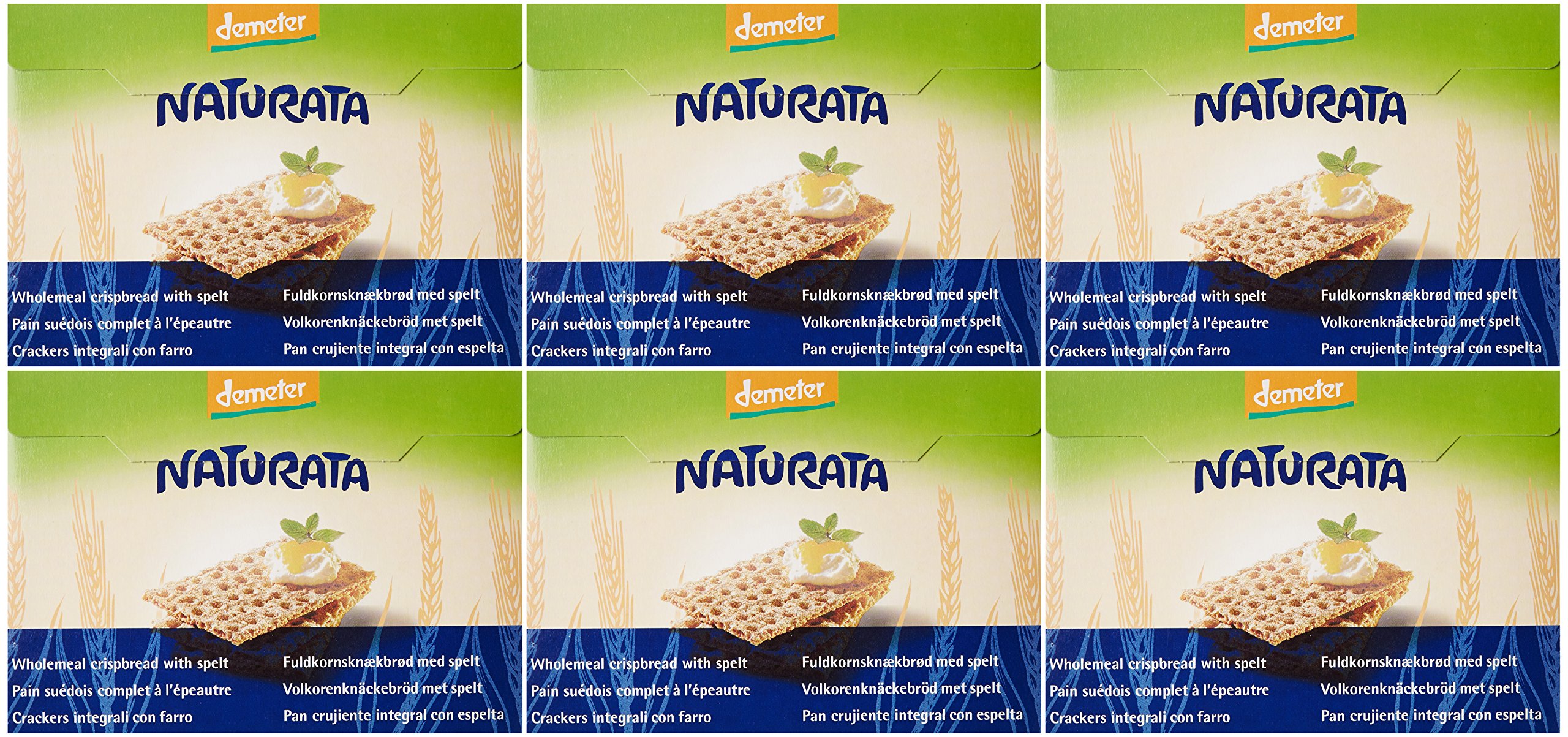 Abordable Naturata Crackers Croustillants Épeautre Bio 250 g - Lot de 6 DdUOlQhEw boutique en ligne