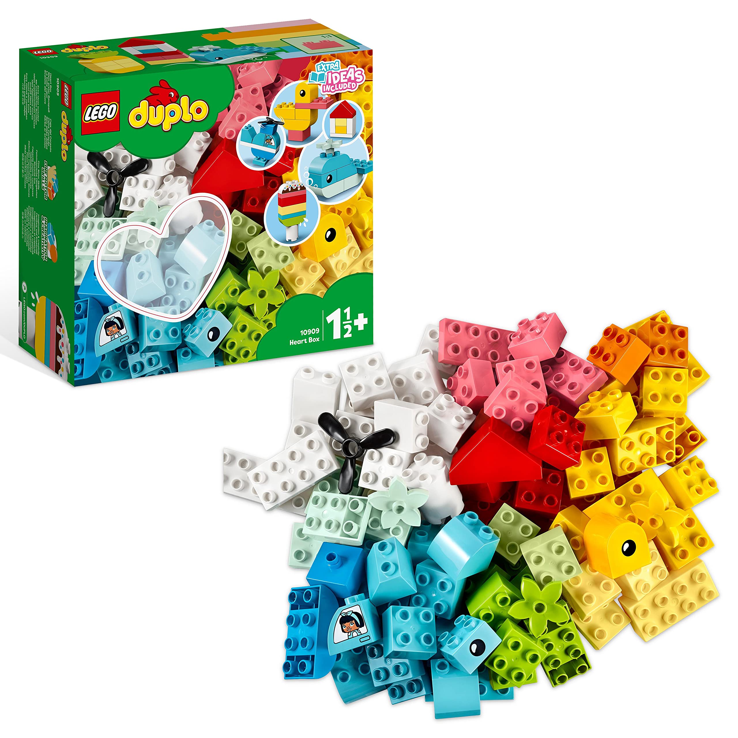 vogue  LEGO 10909 Duplo Classic La Boîte Cœur, Première Brique, Jouet de Construction, Jouet Éducatif, Développer Leur Motricité Fine, pour Enfants de 1,5 à 3 Ans XOV6iM6qg juste de l´acheter